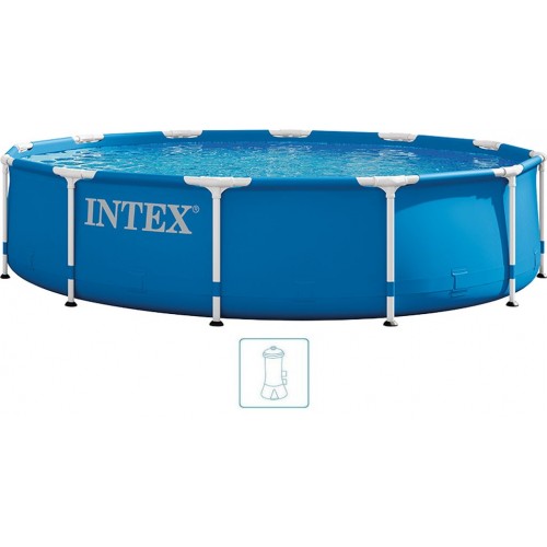INTEX METAL FRAME Basen 366 x 76 cm z pompą filtrującą 220–240 V 28212NP INTEX METAL FRAME Basen 366 x 76 cm z pompą filtrującą 220–240 V 28212NP