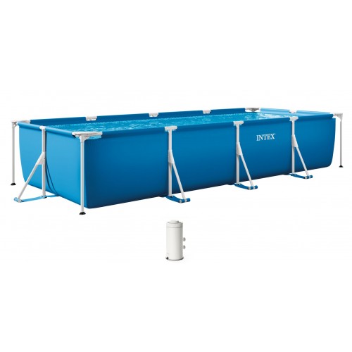 INTEX SMALL FRAME POOLS Basen 450 x 220 x 84 cm pompa kartuszowa 28274NP INTEX SMALL FRAME POOLS Basen 450 x 220 x 84 cm pompa kartuszowa 28274NP