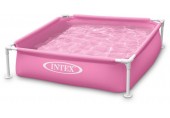 INTEX Mini basen stelażowy Frame Mini 1,22 x 1,22 x 0,3 m różowy 57172NP