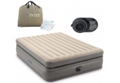 INTEX Materac Dmuchany Z Wbudowaną Pompką Elektryczną 203x152x51cm 64164ND