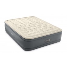 INTEX QUEEN PREMAIRE II Materac welurowy z wbudowaną pompką 152 x 203 x 46 cm 64926