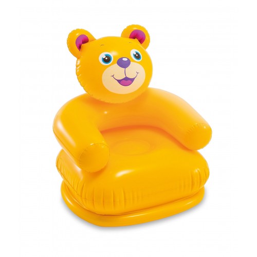 INTEX HAPPY ANIMAL CHAIR Dmuchane krzesło 65 x 64 x 74 cm, miś 68556 INTEX HAPPY ANIMAL CHAIR Dmuchane krzesło 65 x 64 x 74 cm, miś 68556
