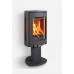 Jotul F 373 C Żeliwny piec osadzony na cokole Czarna farba 350972+350974