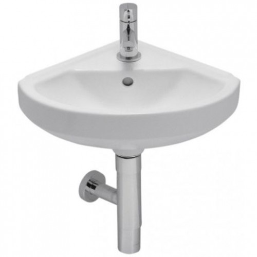 KOŁO PRIMO Umywalka narożna 35,5 cm z otworem, z przelewem, K82745000