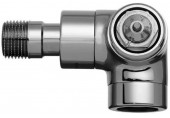 Kermi Zawór kątowy do podłączenia prawego, DN 15 1/2 ", chrom ZV00300004