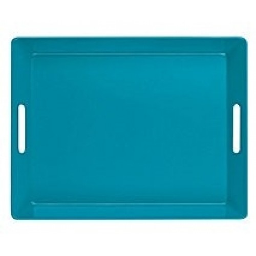 KELA Taca DAKOTA 41x29,5x4,5cm turkusowa KL-15892