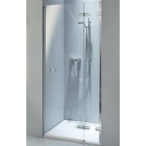 KOŁO Next drzwi prysznicowe do wnęki na wymiar 80-120cm prawe z relingiem, HDRN11222R03R