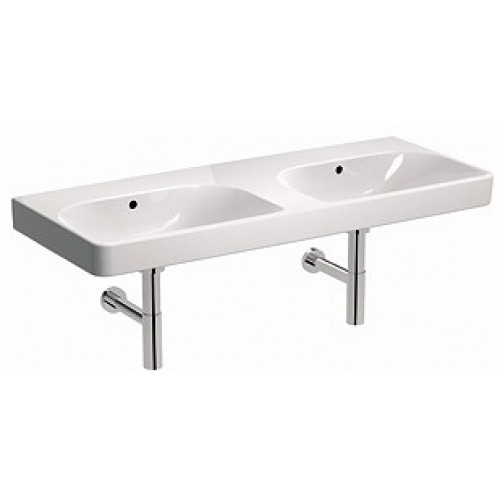 KOŁO Traffic Umywalka meblowa podwójna 120 x 48 cm biała L91021000