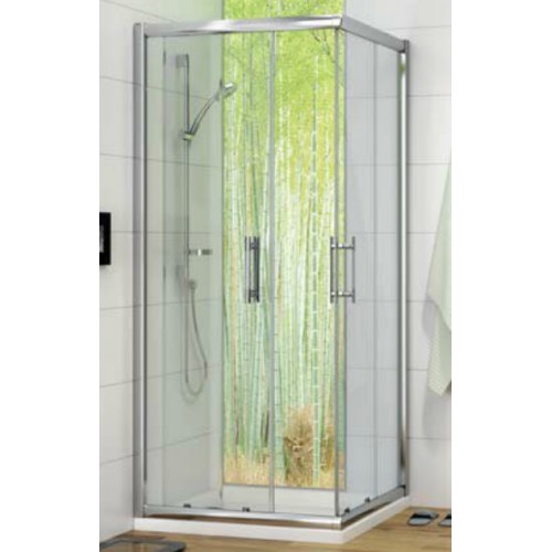 KOLO Geo-6 EASY Kabina kwadratowa 90 x 90 cm, szkło przezroczyste, Reflex WKDK90222003