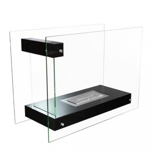 KRATKI Biokominek Linate czarny z certyfikatem TÜV KRATKI Biokominek Linate czarny z certyfikatem TÜV