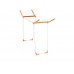 LEIFHEIT aluminiowa suszarka do prania Pegasus 180 Solid Maxx pomarańczowy 81660