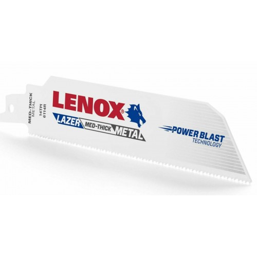 LENOX LAZER 201726114R brzeszczot do piły szablastej 6114R 150 mm 14TPI 5szt