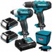 MAKITA CLX202SA SET AKUMULATORÓW HP331DZ + TD110DZ Akumulator + 2x bateria + torba