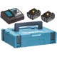 Makita Zestaw Li-ion LXT 18V 2xBL1860B + DC18RC Ładowarka + walizka 198116-4