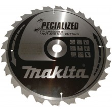 MAKITA B-33087 Piła tarczowa do drewna SPECIALIZED z zębami zagłębionymi 355x3x30mm 24Z