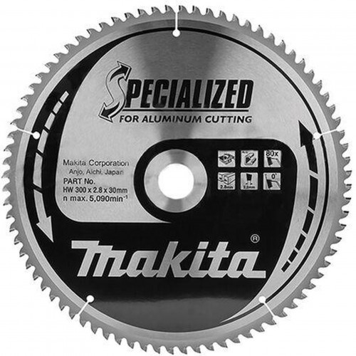 Makita B-33392 Tarcza pilarska SPECIALIZED do aluminium 300 × 2,8 × 30 mm, 80 zębów