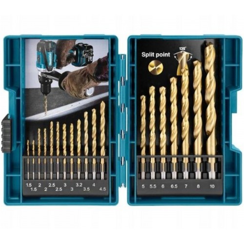 Makita B-67795 Zestaw Wierteł Do Metalu 19 Sztuk. Makita B-67795 Zestaw Wierteł Do Metalu 19 Sztuk.