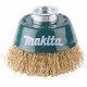 Makita D-39746 Szczotka druciana garnkowa 60 mm, drut falowany 0,3 mm