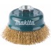 Makita D-39768 Szczotka garnkowa z falowanego drutu 75 mm, drut 0,3 mm, M14