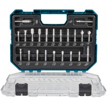 Makita D-74784 Zestaw frezów trzpieniowych do rowków, 22 szt.