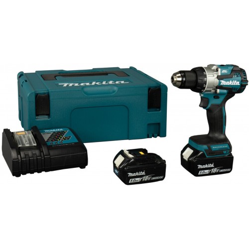 Makita DDF489RTJ Wiertarko-wkrętarka Li-ion LXT (18V/2x5,0 Ah) Makpac