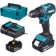 Makita DDF490SFJ Akumulatorowa wiertarko-wkrętarka Li-ion LXT 18V (2x 3,0Ah) Makpac