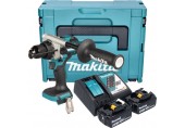 Makita DHP492RTJ Akum. wiertarko-wkrętarka udarowa Li-ion LXT 18V, 2x 5,0 Ah, Makpac
