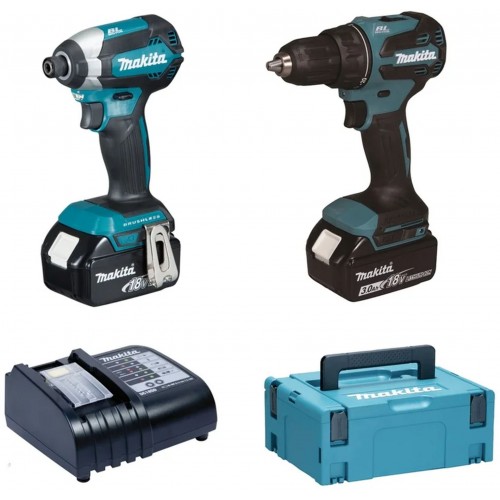 Makita DLX2535SJ Zestaw akumulatorowy DDF490 + DTD153 Li-ion LXT 18 V Makita DLX2535SJ Zestaw akumulatorowy DDF490 + DTD153 Li-ion LXT 18 V