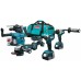 Makita DLX4155TX1 Combo Zestaw DGA504 + DDF486 + DTD153 + DHR243 + (18V/2x5,0Ah) Torba