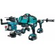 Makita DLX4155TX1 Combo Zestaw DGA504 + DDF486 + DTD153 + DHR243 + (18V/2x5,0Ah) Torba