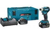 Makita DTD172RTJ Akum. wkrętarka udarowa 1/4" Li-ion LXT (2x18V/5,0Ah) Makpac