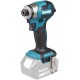 Makita DTD173Z Akum. wkrętarka udarowa 1/4" Li-ion LXT 18V bez aku