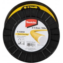 Makita E-02858 Żyłka nylonowa Pro 3,0 mm, 168 m, żółta, okrągła