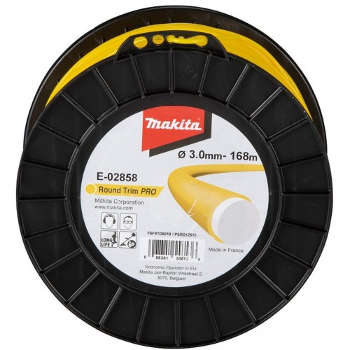 Makita E-02858 Żyłka nylonowa Pro 3,0 mm, 168 m, żółta, okrągła