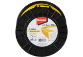 Makita E-02892 Żyłka nylonowa Pro 3,0 mm, 132 m, żółta, kwadratowa