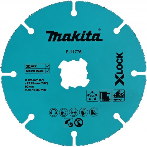 Makita E-11776 Tarcza tnąca TCT X-LOCK 125 mm