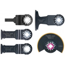 Makita E-29854 Zestaw narzędzi do Multitool Starlock, 5 szt. w plastikowym pudełku