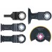 Makita E-29854 Zestaw narzędzi do Multitool Starlock, 5 szt. w plastikowym pudełku