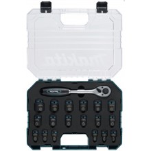 Makita E-30069 Zestaw nasadek Impact Black 1/2", 19 elementów w walizce