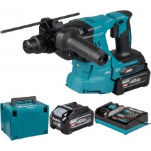 Makita HR011GU201 Młotowiertarka SDS-Plus AWS XGT (2×4,0 Ah/40V), Makpac