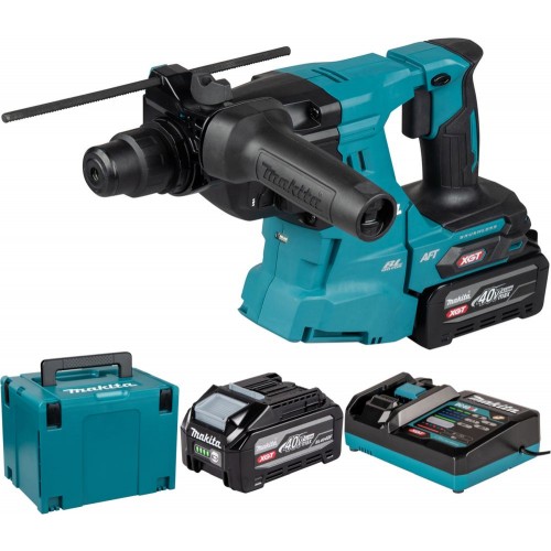 Makita HR011GU201 Młotowiertarka SDS-Plus AWS XGT (2×4,0 Ah/40V), Makpac Makita HR011GU201 Młotowiertarka SDS-Plus AWS XGT (2×4,0 Ah/40V), Makpac