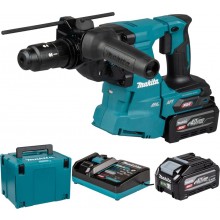 Makita HR012GU201 Młotowiertarka SDS-Plus AWS XGT (2×4,0 Ah/40V), Makpac