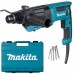 Makita HR2670X3 Młotowiertarka kombinowana z akcesoriami SDS-Plus (800W/3,0J)+Walizka