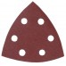 Makita P-42606 Papier ścierny na rzep DELTA 94x94x94mm 6 otworów K60, 50 szt.