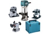 Makita RT0702CX3J Frezarko-wycinarka z akcesoriami 710W, Makpac