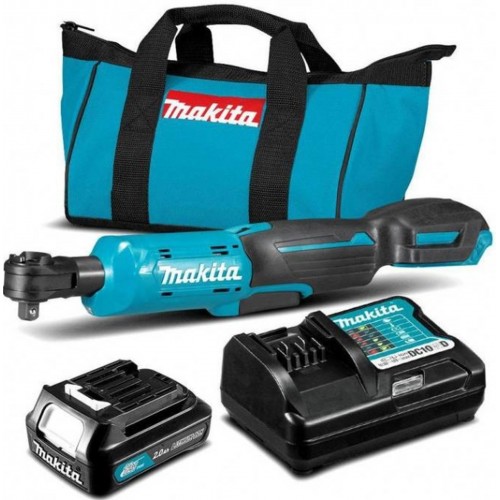 Makita WR100DSA Akumulatorowy klucz zapadkowy Li-ion CXT (1x2,0Ah/12V)