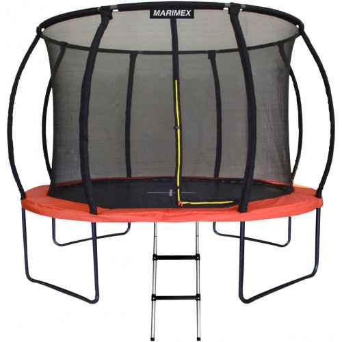 MARIMEX Trampolina PREMIUM 305 cm + wewnętrzna siatka ochronna + drabina GRATIS 19000058