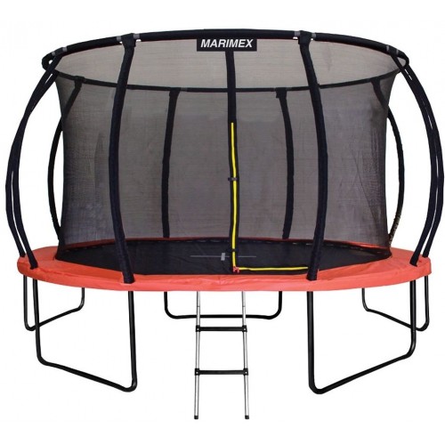 MARIMEX Trampolina PREMIUM 457 cm + wewnętrzna siatka ochronna + drabina GRATIS 19000060
