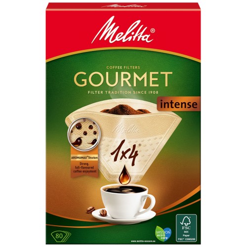 Melitta Gourmet Intense filtry do kawy 1x4/80ks