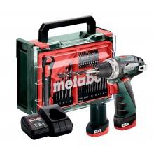 Metabo PowerMaxx BS Basic Set Wiertarko-wkrętarka akumulatorowa ( 12V, 2x 2 Ah) 600080710